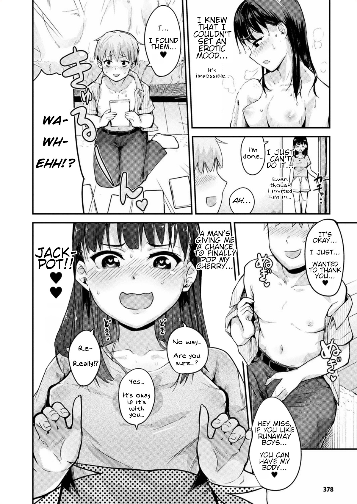 Hentai Manga Comic-Embraced By A Virgin From A Runaway Site-Read-8